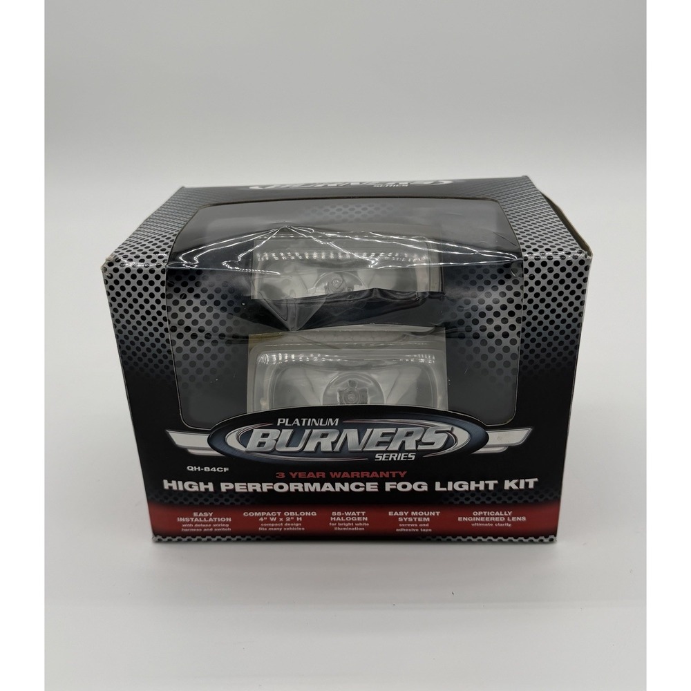 Optronics Burners Platinum Series QH-84CF High Performance Fog Light Kit NEW